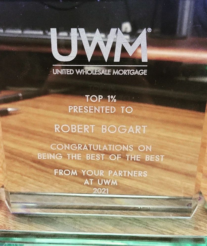 UWM Top 1% Award — Robert Bogart